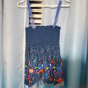 Blue finding Nemo tank top handmade